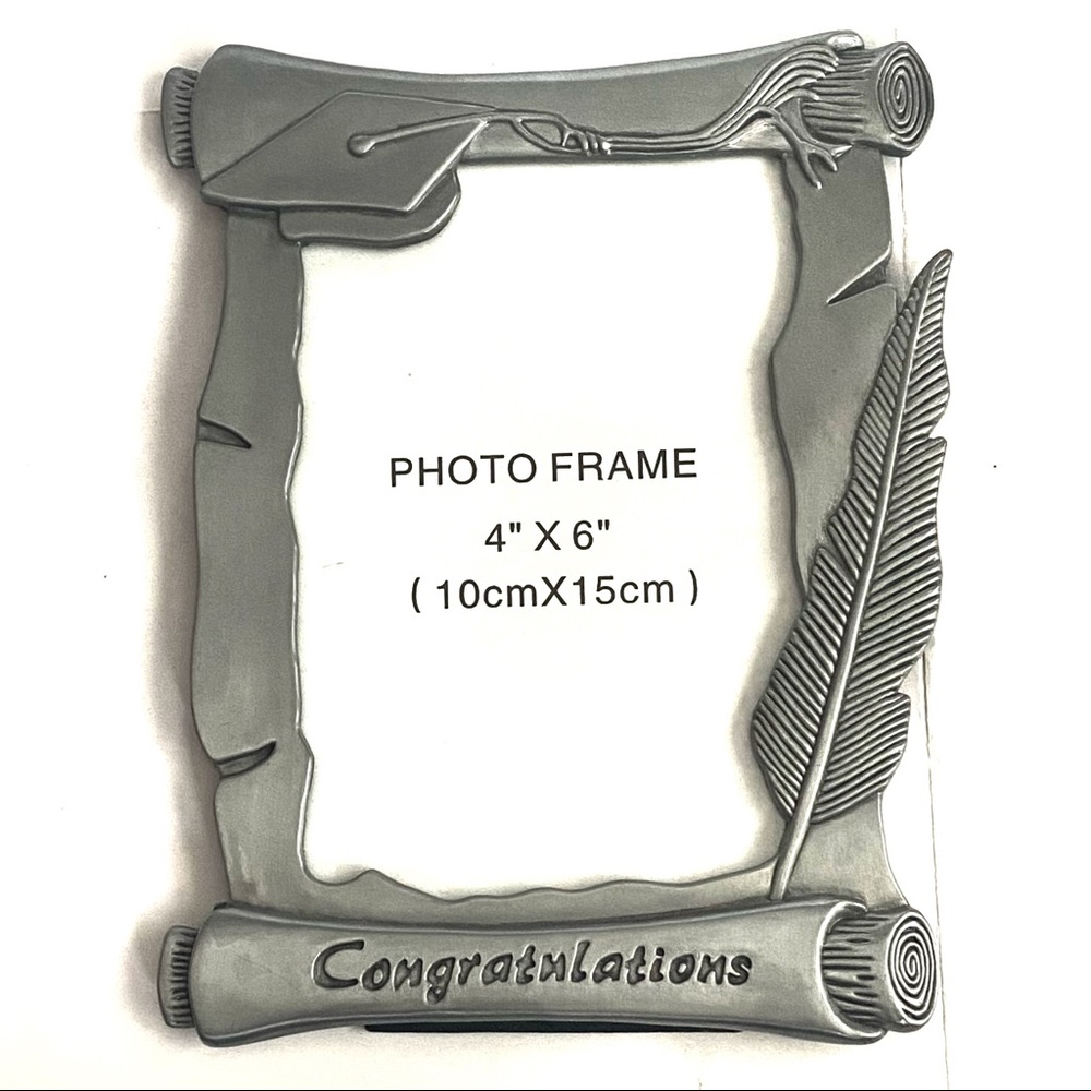 Congratulations Graduation Silver Picture Frame